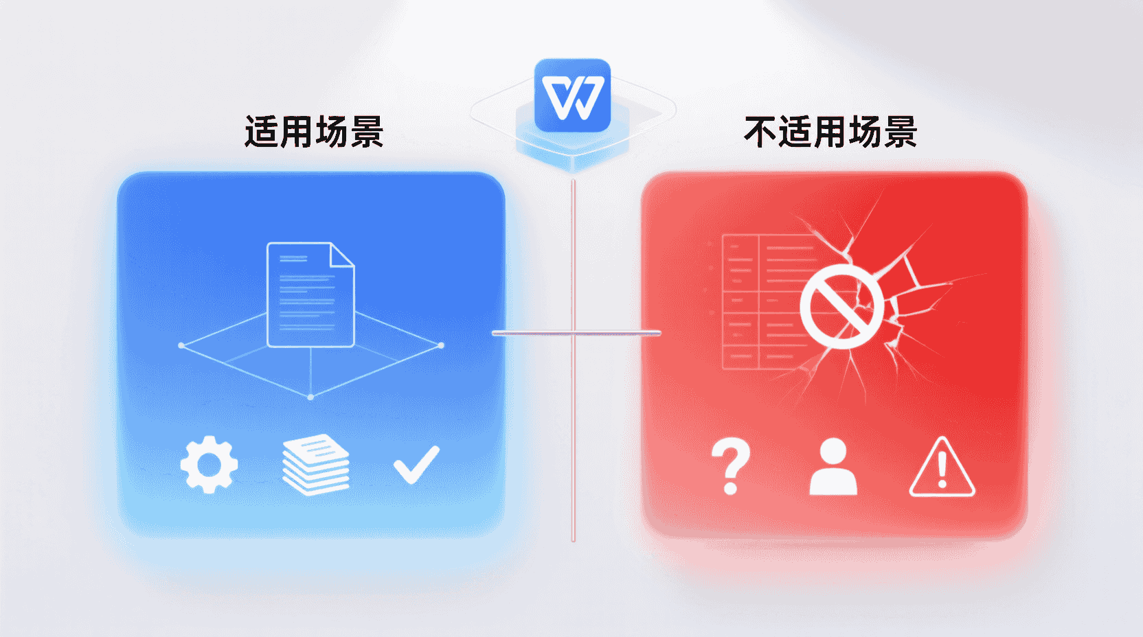 适用/不适用场景清单